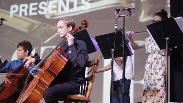 SCA High School Students Playing Violen